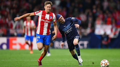 Foden was a constant thorn in the Atletico squad on Wednesday. 