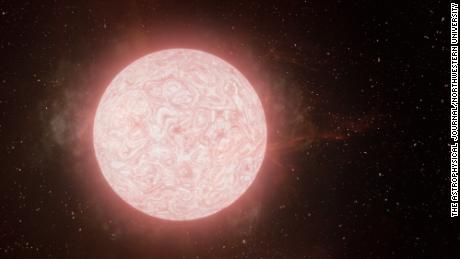 A dying giant star explodes as scientists watch it in real time - for the first time in astronomy