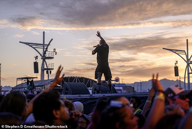Ja Rule performed at sunset at the Lovers and Friends Music Festival at the Las Vegas Festival Grounds hours before starting to run toward the exits