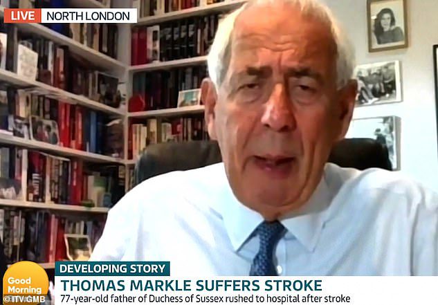 Royal author Tom Power (pictured on GMB today) working on the duchess' biography said that if the King was sympathetic, she'd go see Thomas