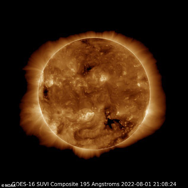 NASA's Solar Dynamics Observatory captured this image of our sun on January 8, 2022