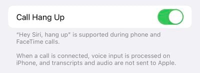 iPhone 14 Pro Siri Call Hang Up