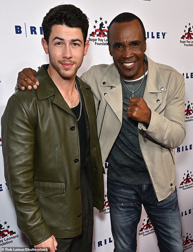 Honor: The Sugar Ray Leonard Foundation awarded its Gold Award to Jonas for his diabetes advocacy and awareness during its 11th annual Big Fighters, Big Cause charity boxing event in May this year