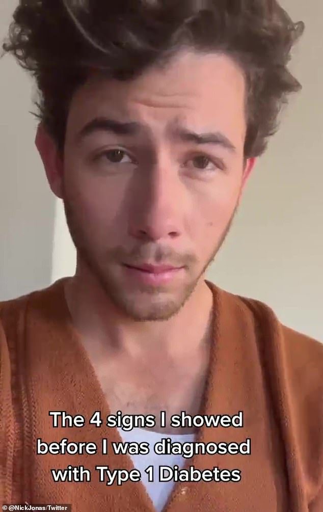Living with Diabetes: Nick shared a video with his 33.3 million followers on Instagram about the warning signs of diabetes