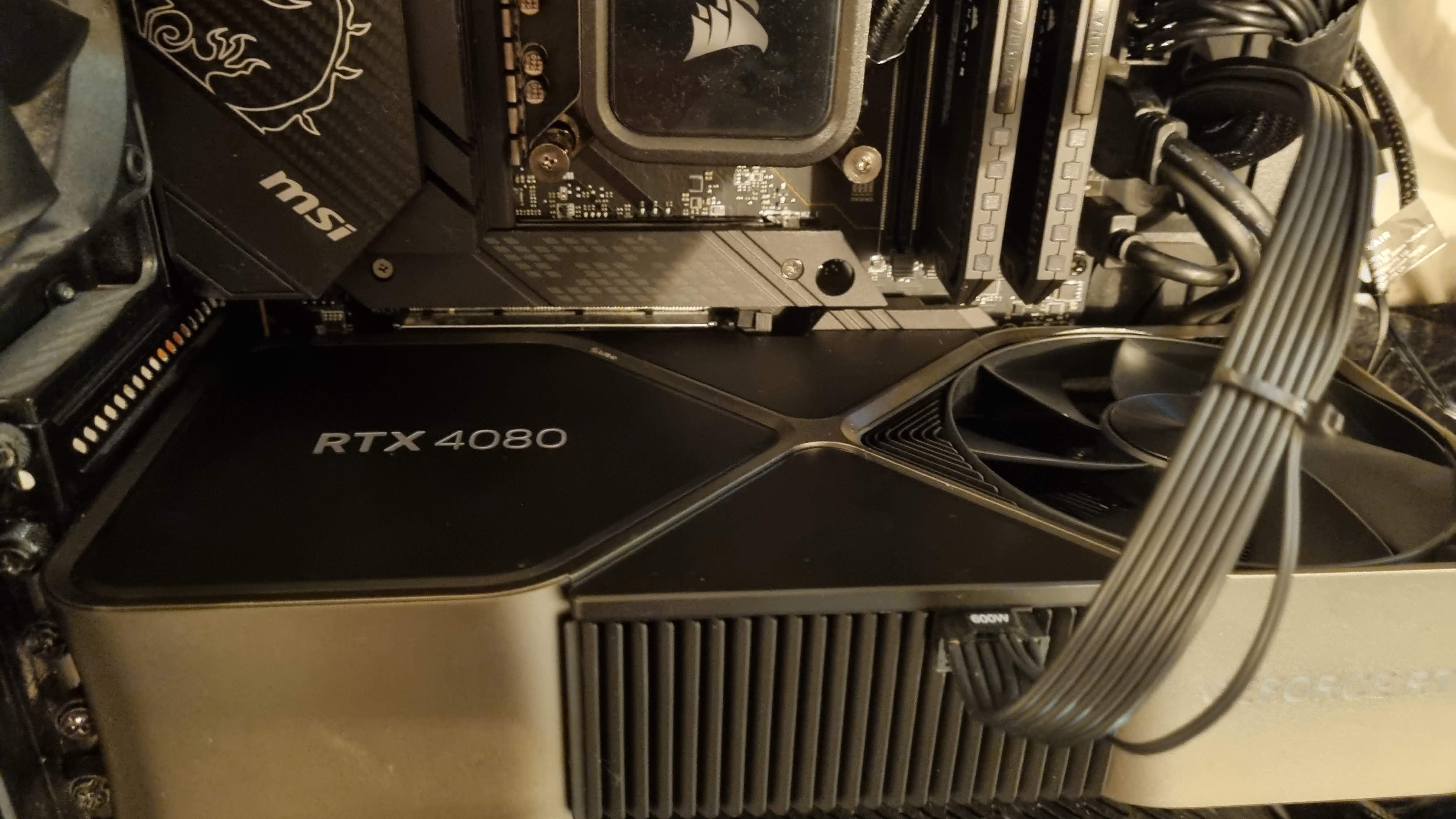 RTX 4080 GPU built into the motherboard