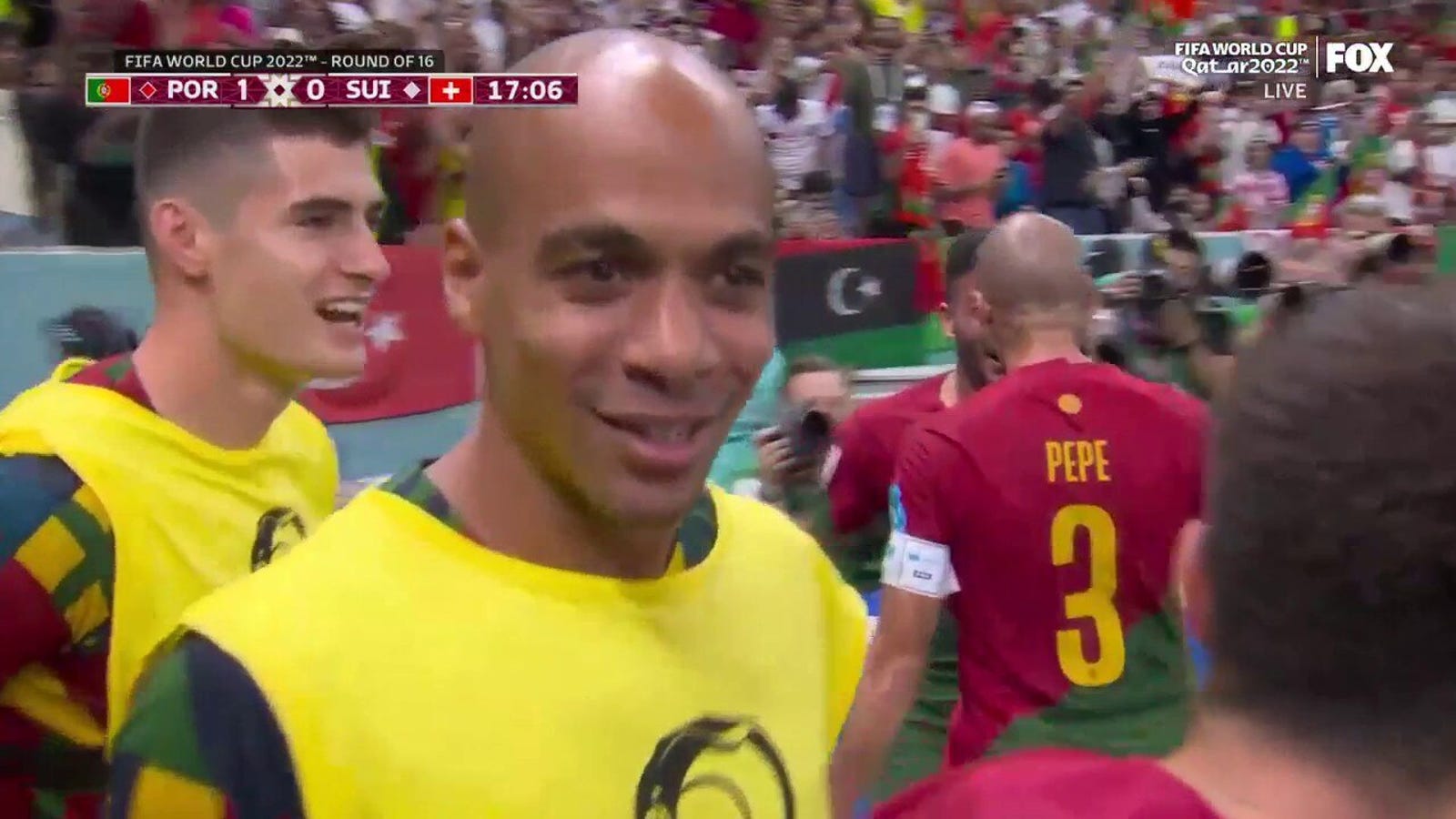 Portuguese Goncalo Ramos scores a goal against Switzerland in 17 minutes