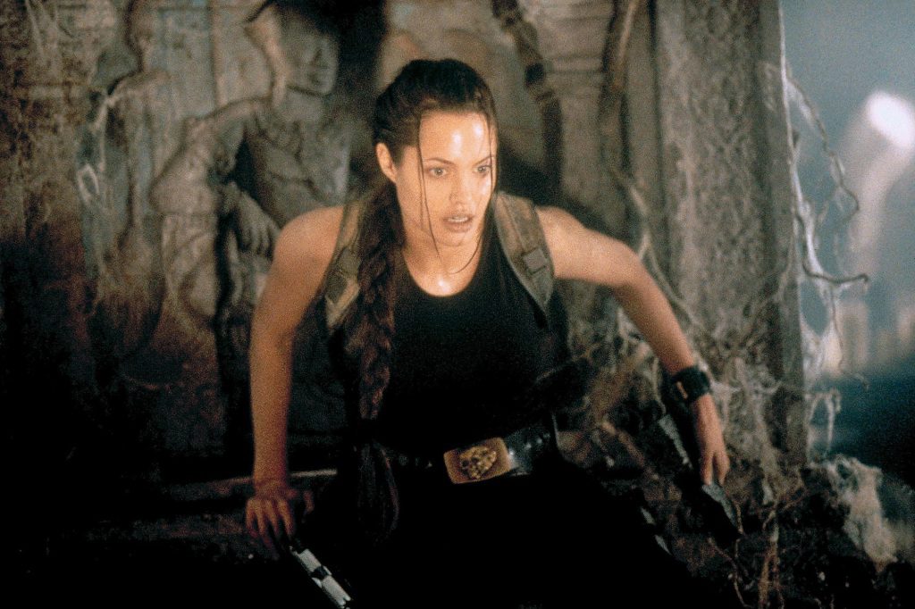 Angelina Jolie as Lara Croft in "Tomb rider" (2001).