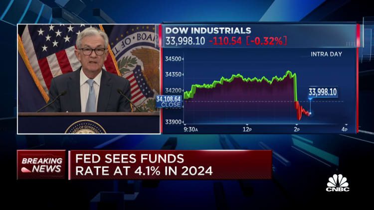 The US economy has slowed significantly from last year's fast pace: Federal Reserve Chairman Jerome Powell