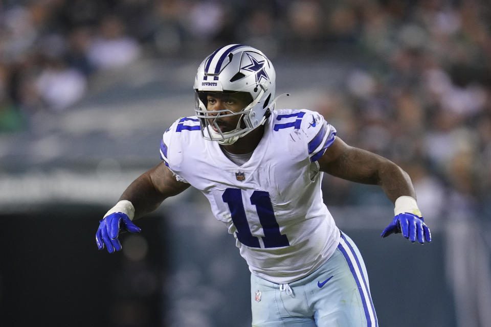 After his suggestions about Jalen Hurts & # 39;  The man of the match nomination made waves with Eagles fans this week, followed Cowboys linebacker Micah Parsons on Thursday.  (Photo by Mitchell Leaf/Getty Images)